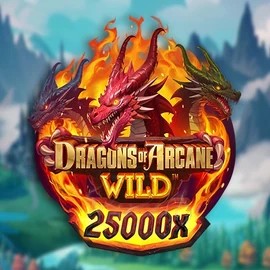 Slots logo of Dragons of Arcane Wild from Foxium at Spinbara Casino