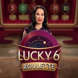 Lucky 6 Roulette logo by Pragmatic Play at Spinbara Casino