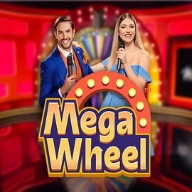 Mega Wheel slot visual from Pragmatic Play available on spin-bara-casino.gr
