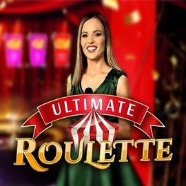 Ultimate Roulette slot logo by Ezugi at Spinbara Casino